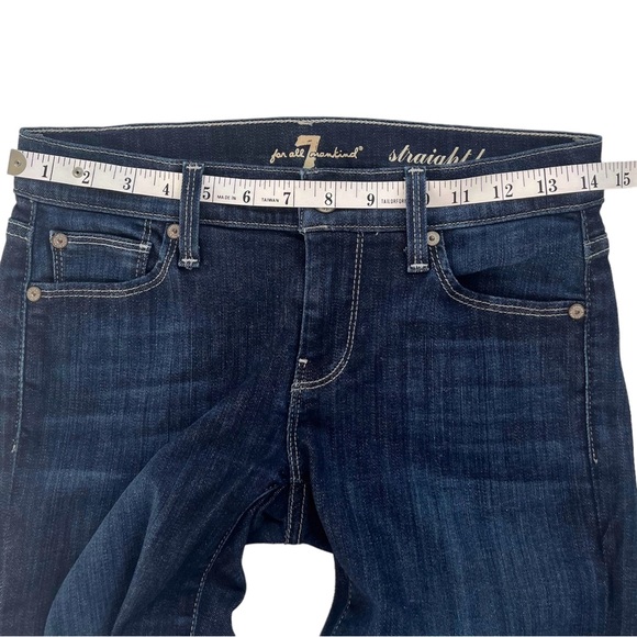 Seven 7 For All Mankind Straight Jeans Premium Denim - Picture 9 of 11